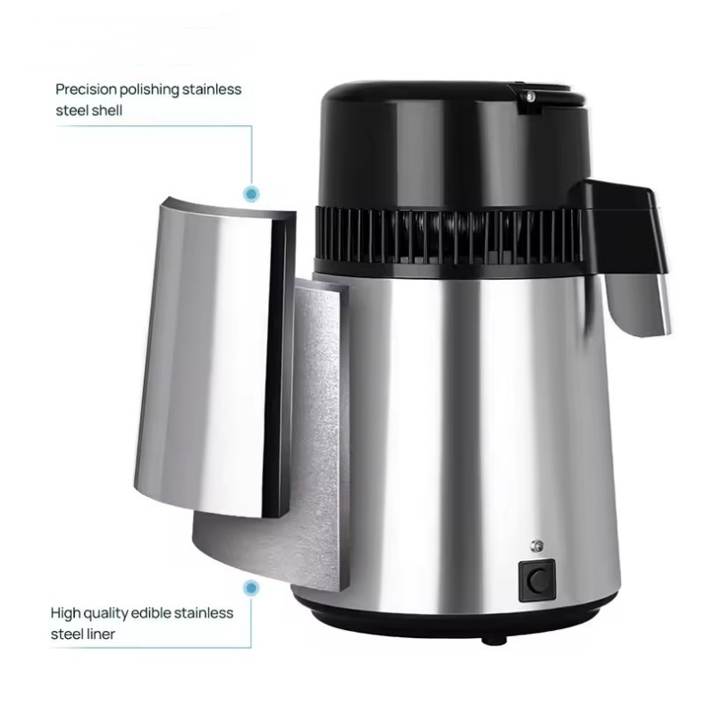 Medical And Household 750W Water Distillation Unit 1L/H SS Dental Water Distiller