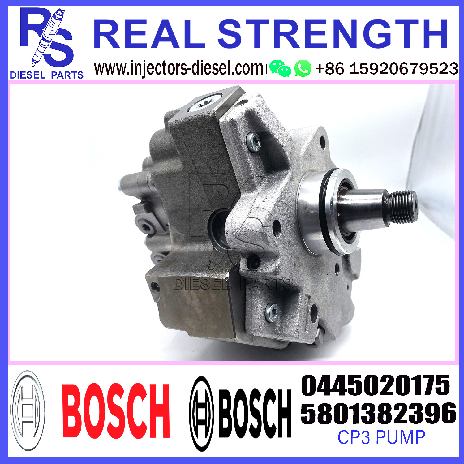 0445020175 Bosch Injection Pump (CR/CP3S3/L110/30-789S) (CP) 5801382396 for , Heuliez, Irisbus, Iveco,