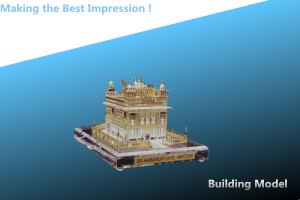 Quality metal houses/crystal with metal building/metal house craft/metal building craft wholesale