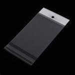 Self Adhesive HDPE LDPE OPP Plastic Header Bag OEM White Clear