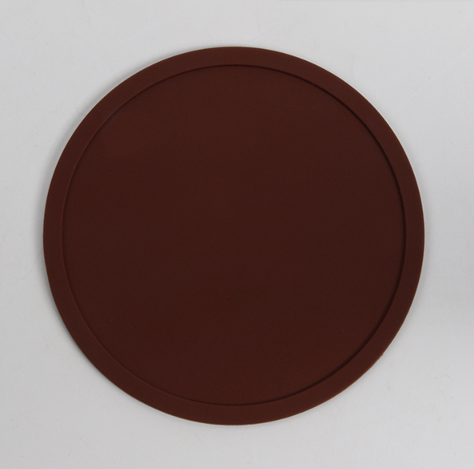 Customized Round Silicone Coaster Mats Pads for Table Decoration Accessories