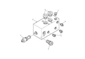 Quality 771609 Distribution Valve Elme Spreader Spare Parts Corrosion Resistant wholesale