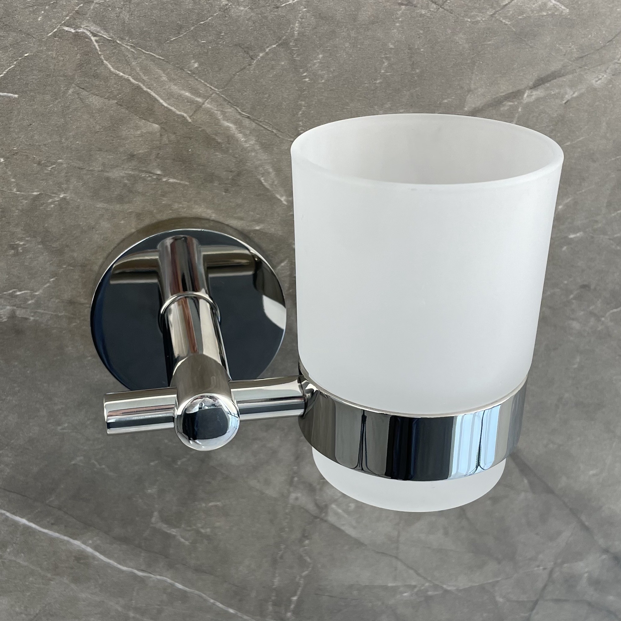 Glass Bathroom Tumbler Holders OEM ODM Toothbrush Tumbler Holder
