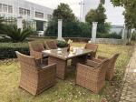 Big Size Comfortable Rattan Outdoor Sofa Dining Set Wicker Furniture