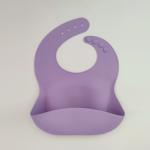 EN71 Certified Waterproof Silicone Bib Baby Feeding Bibs With Cute Print