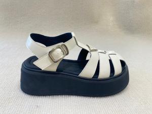 Quality Black White Designer Platform Sandals US 5- US 10 Flat Platform Sandals wholesale