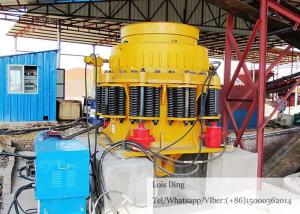 Quality CE ISO 2500tpd Tracked Stone Cone Crusher For Concrete Mixing Mining Coal wholesale