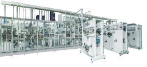 Quality PLC Control 0.6Mpa Ultra Thin Sanitary Pad Manufacturing Plant wholesale