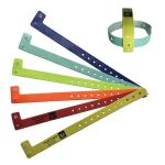 Hospital TK4100 Disposable Rfid Bracelet , Thin Soft Plastic Rfid Wristband