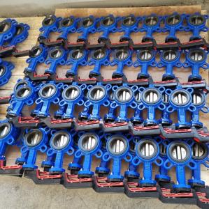 Quality DIN3354 cast iron butterfly valve without pin made in China wholesale