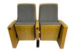 Meeting Room Auditorium Movie Theater Chair With Writing Tablets