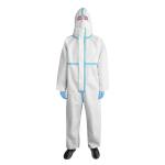 Fire Retard Disposable Surgeon Gown , Knit Cuff Latex Free Disposable Theatre