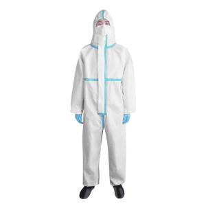Quality S/M/L/Xl/Xxl Medical Protective Coverall With Cotton Knitted Cuff wholesale