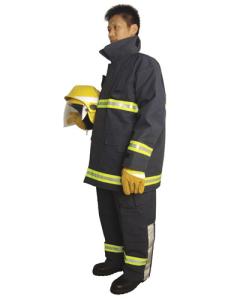Quality Various Size Black Fireman Suit Navy Blue Color Nomex IIIA Out Layer wholesale