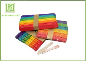 Quality Healthy Short Wooden Craft Sticks With Grooves Jagged For Handicraft wholesale