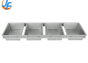 Quality RK Bakeware Foodservice NSF Commercial 4 Straps Aluminum Loaf Bread Pans Glazed wholesale