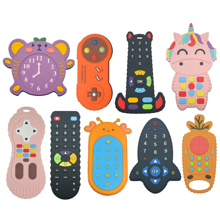MHC Silicone Baby Teether , Carrot Children Silicone Toys Custom
