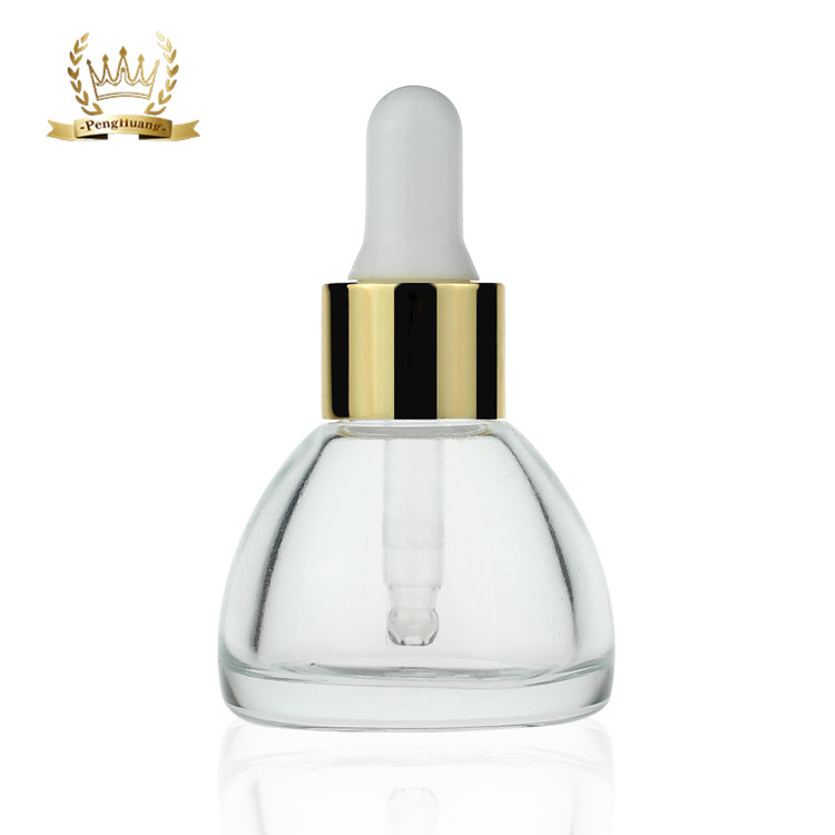 20ml Glass Fancy Serum Dropper Bottle Thick Wall For Face Care Product
