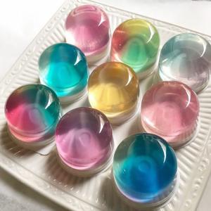 Quality Colorful Handmade Gemstone Soap Improves Skin Firmness wholesale