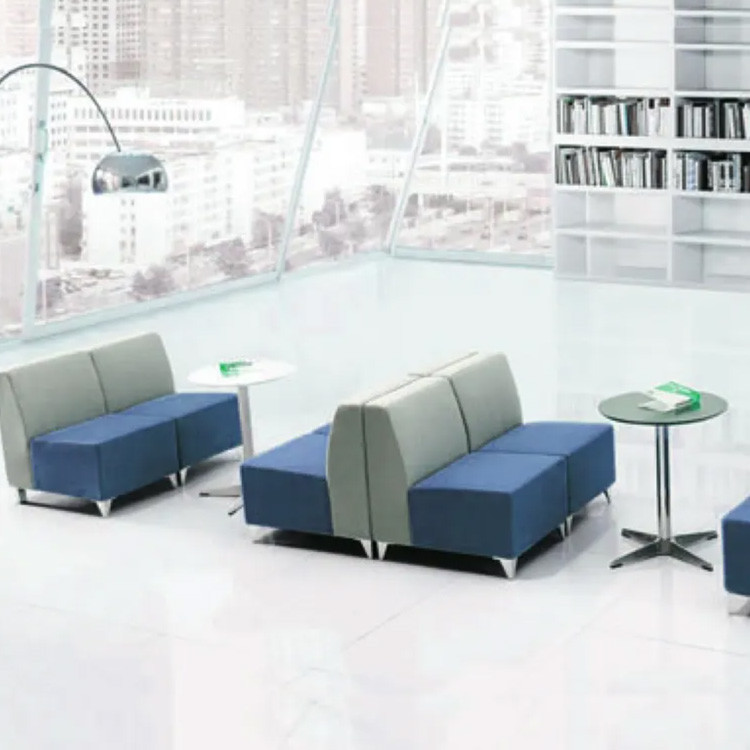 23.6 Inch Office Furniture Sofa Combinable Modern Office Couch For Lobby