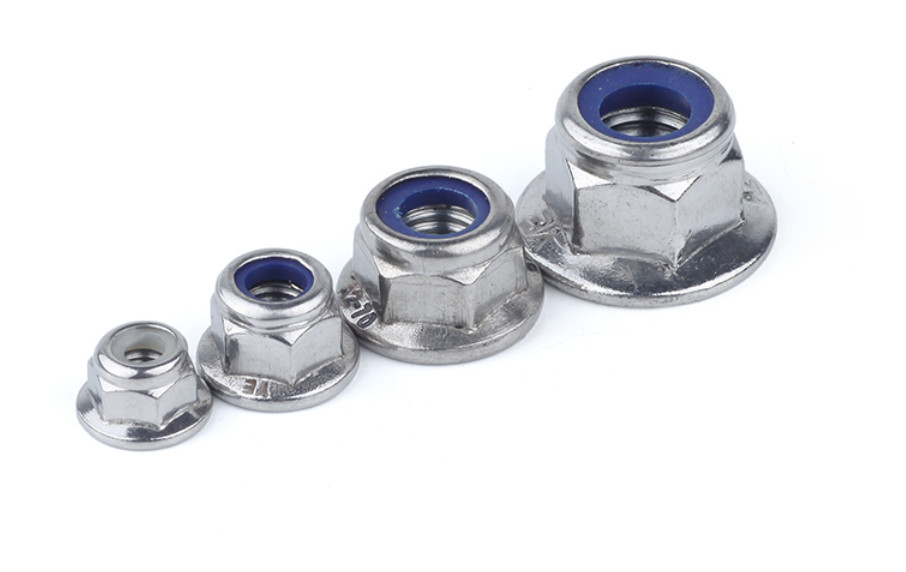 Carbon Steel Nylon Lock Nut Blue White Ring DIN 985 DIN 982 Hex Self Lock Nuts