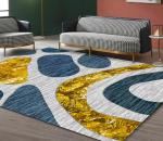 Rectangle Polyester Fiber Living Room Floor Carpets Household Absorption Bedroom