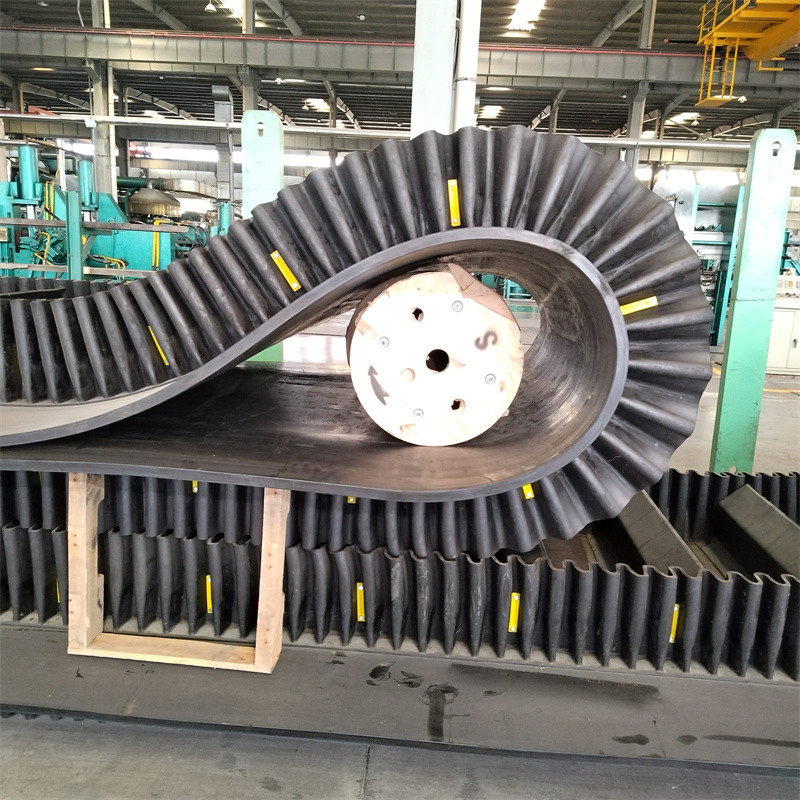 Abrasive Resistance Rubber Multi Ply Textile Corrugated Sidewall Conveyor Belt