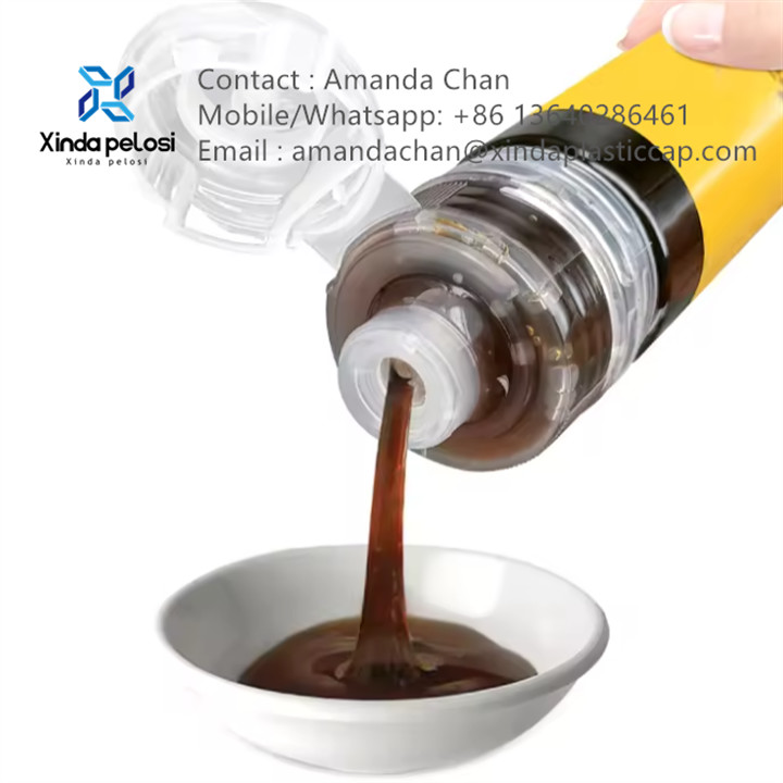 Liquid Plastic Push Spout Water Bottle Caps Flip Top Bottle Plastic Caps For Sale
