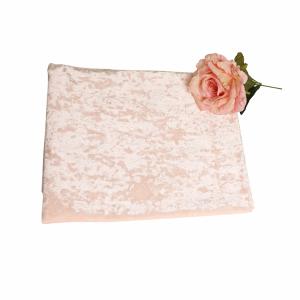 Quality Spandex Polyester Pink Velvet Fabric 150D 288F 240gsm wholesale