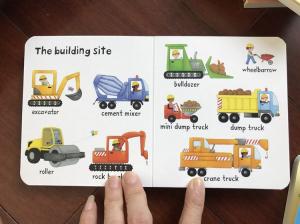 Quality Perfect Binding Infants Kids Cardboard Books Foil Stamping Delicate Design wholesale