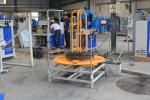 Industrial Spiral Fan Guard Automatic Welding Machine Double Station HWASHI