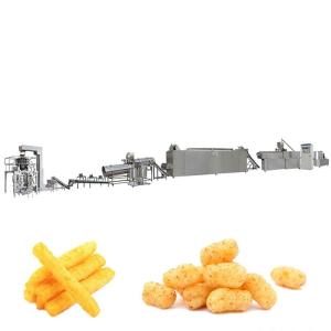 Quality Double Screw Extruder Snack Food Production Line For Corn Puff wholesale
