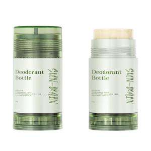 Quality 30g 50g Eco Friendly Empty PP All Plastic Airelss Deodorant Stick Bottle For Solid Cream wholesale