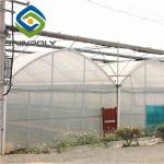 Arch Roof White 4m Polyethylene Film Greenhouse For Fruit