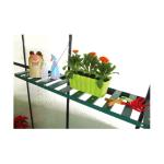 L120 X W30cm Aluminum Greenhouse Hanging Shelves 1.0mm