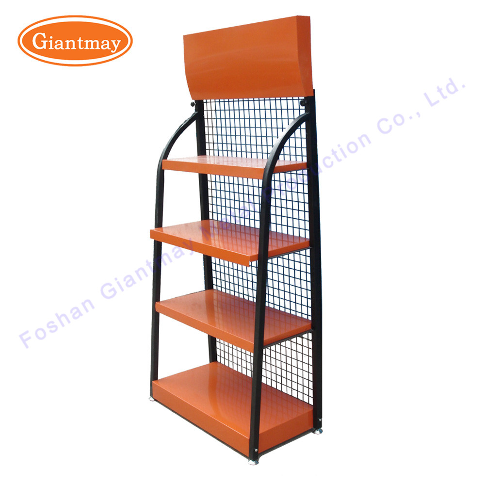 Retail Bottle Lubricant Stand Metal Oil Display Rack