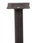 Eco Friendly Outdoor Table Base Black Wrinkle Powder Coated Coffee Table Legs