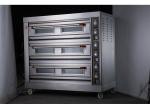 Hotel Stainless Steel Three Deck Industrial Baking Oven for baking bread ,cookie