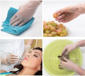 Quality Housekeeping Disposable Vinyl Gloves Large Vinyl Kitchen Gloves DIDP Free wholesale