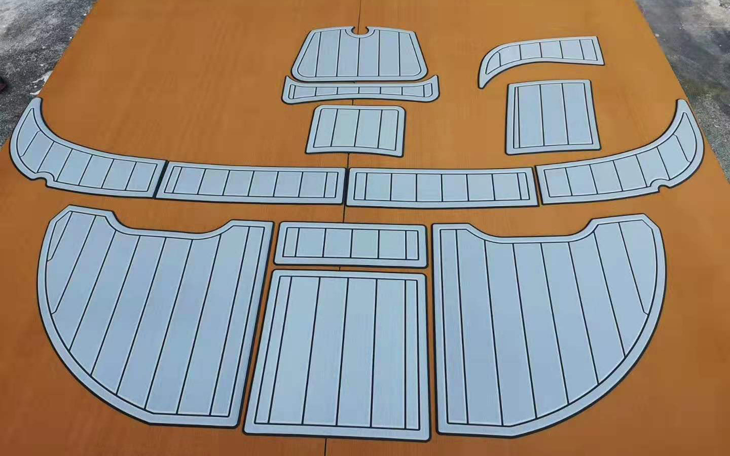 3000 Hours UV Resistant 180kg/M3 Swim Platform Pads