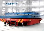 Heavy Load Rail Transfer Cart Carbon Steel Electric Battery Powered Railway Flat