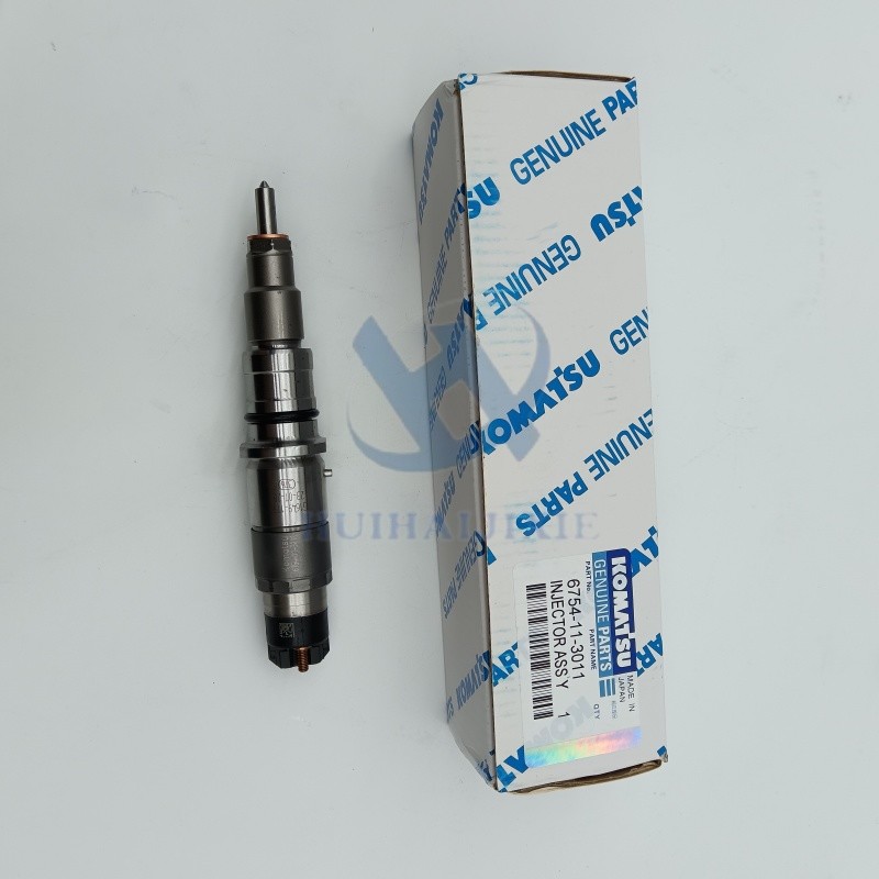6754-11-3011 Excavator Parts Engine Fuel Injector For Komatsu PC200-8 PC220-8