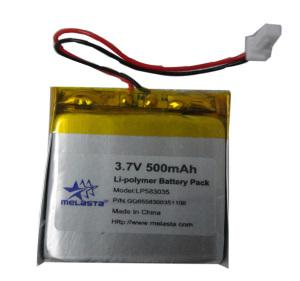 Quality Customized 3.7V Lithium Polymer Battery Pack 500mAh For E-bike wholesale