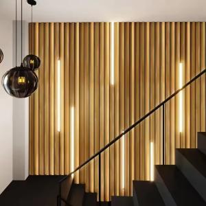 Quality Acoustic Wood Slat Wall Panels For Home Conference Room And Theater wholesale