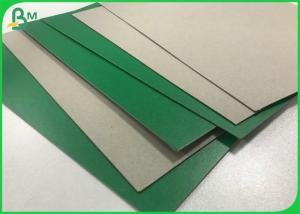 Quality 1.5mm Thick Blue Green Coated Duplex Board / Colored Book Binding Cardoard Sheet wholesale