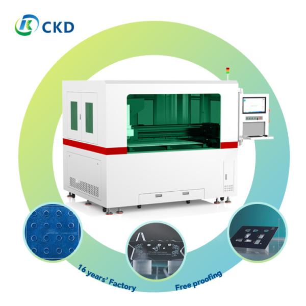 Compact Laser Glass Drilling Equipment with x30 Focused Light Spot and Coaxial