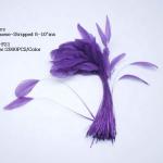 FEDEX Shipping for Millinery Supplies Stripped Coque Feather