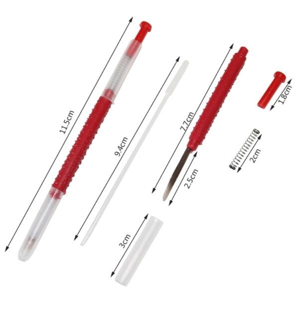 Grafting Tool Beekeeping Queen Rearing Red Color Transferring Larvae Tool