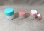 Pink / White / Blue Acrylic Lotion Bottle Double Wall Design No Dip Tube