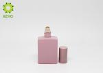 Pink Glass Perfume Bottles , Customizable 30ml Empty Fragrance Oil Bottles